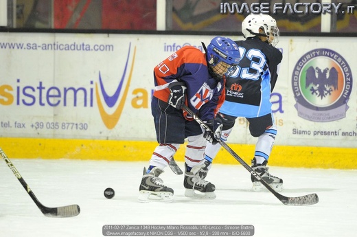 2011-02-27 Zanica 1349 Hockey Milano Rossoblu U10-Lecco - Simone Battelli
